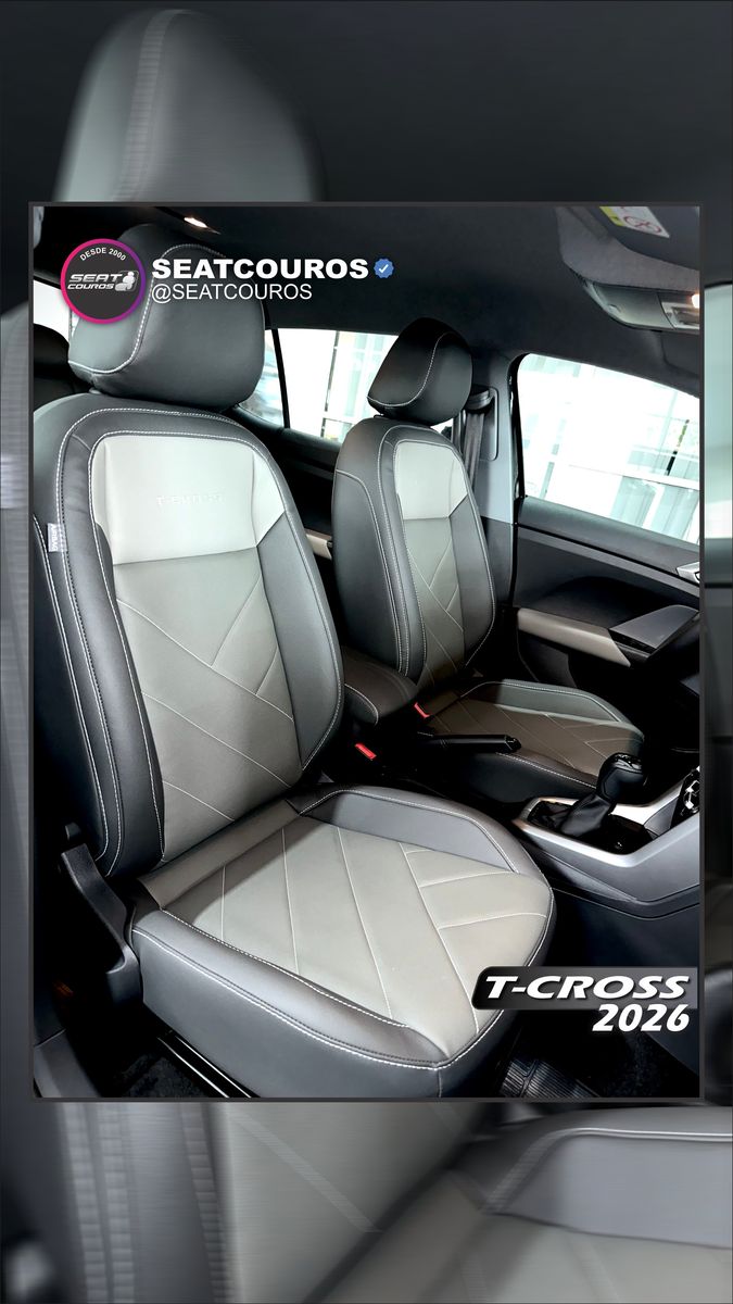 Bancos de couro T-Cross 2026 Fortaleza – Seat Couros